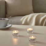 Подсвечник IKEA FINSMAK (ФИНСМАК), Стекло, 3,5 см