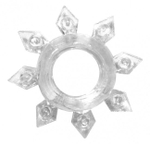 Эрекционное кольцо Rings Gear white (Цвет: прозрачный)