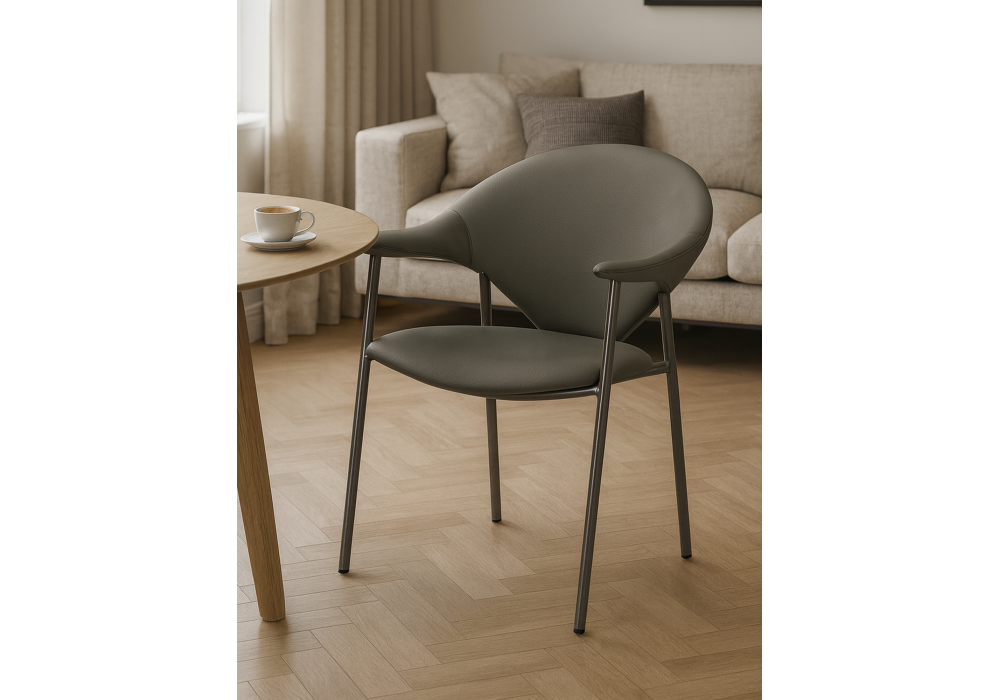 Стул на металлокаркасе Woodville Vigo gray