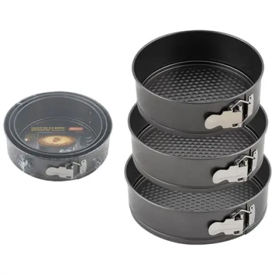 Набор из 3 форм для выпечки раскладных SF-002SET (диам.20,22,24 см)