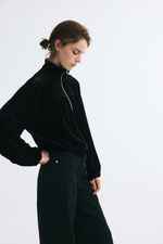 Куртка из велюра на молнии - H&M