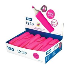 Marker \ Маркер \BOX 12 PINK FLUO HIGHLIGHTERS