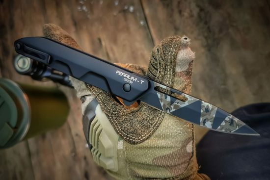 Нож Extrema Ratio Ferrum T (Ферум Тактикал) - сталь N690, рукоять алюминий