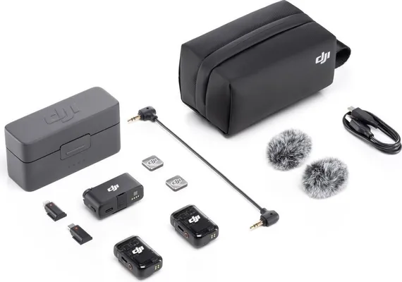 Беспроводной микрофон DJI Mic 2 (2 TX + 1 RX + Charging case)