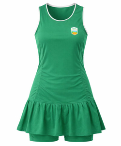 Женское теннисное платье Monte-Carlo Country Club MCCC Patch - green