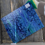 Синее полупрозрачное витражное стекло Juying Stained Glass M34-53 ArtWorker