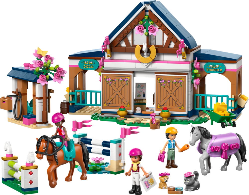 Конструктор Лего Френдс Академия верховой езды 42688 | LEGO Friends | конюшня и школа верховой езды 735 деталей 7+