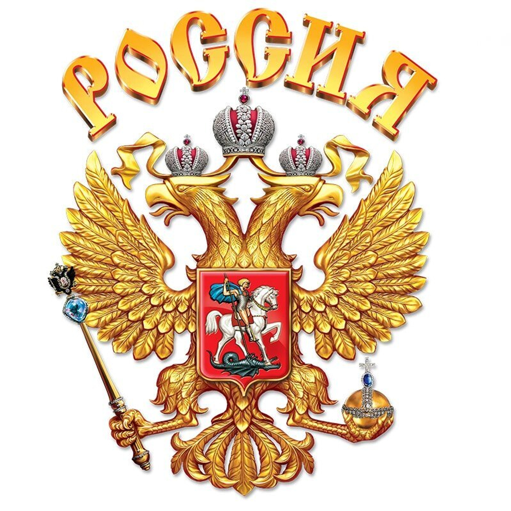 Футболка с надписью Россия