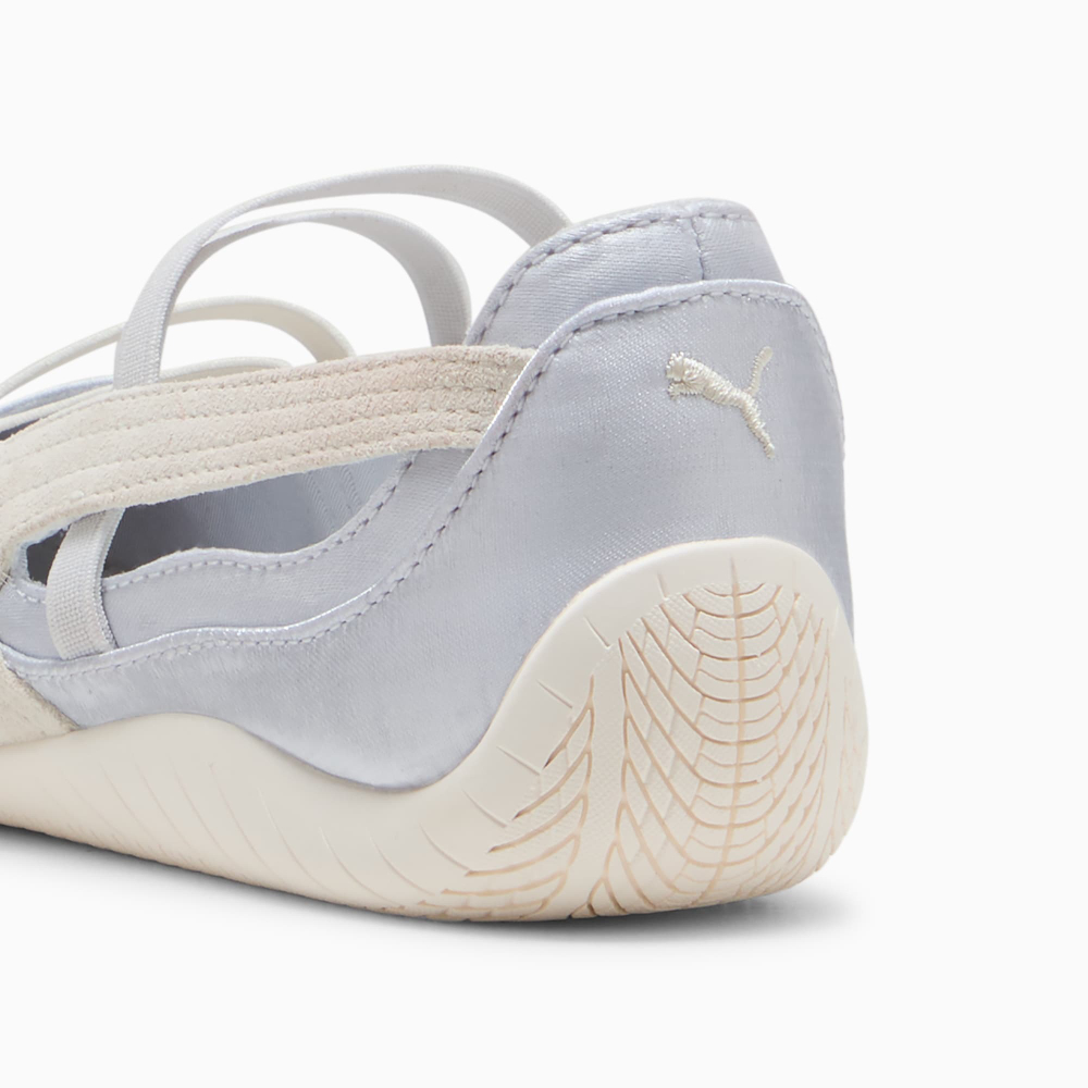 PUMA Женские кроссовки-балетки Speedcat Satin, серебряный