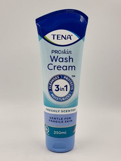 Tena ProSkin Моющий крем Wash Cream 3 в 1 (очищает, увлажняет, защищает), 250 мл (из Финляндии)