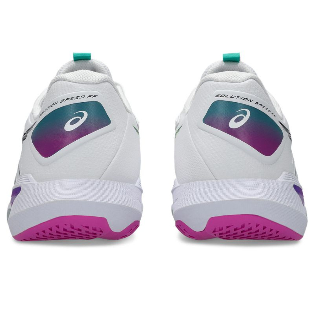Мужские теннисные кроссовки Asics Solution Speed FF 4 - white/digital sakura