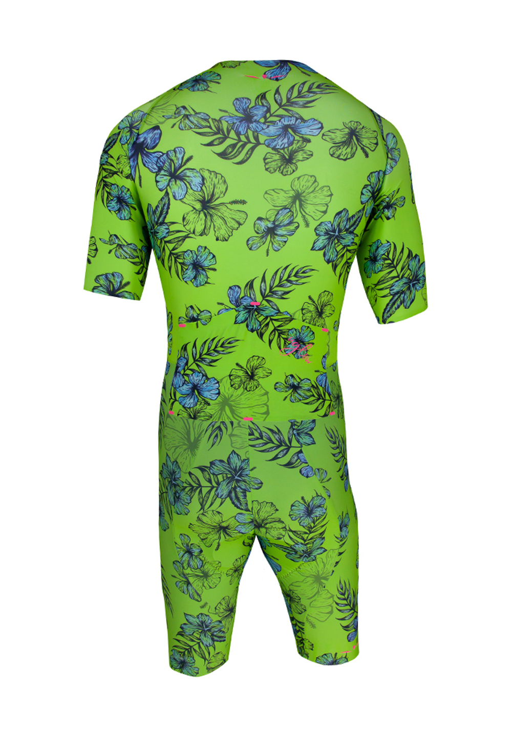 ВЕЛОКОСТЮМ SPEED TT SUIT | HIBISCUS FLORAL LIGHT GREEN