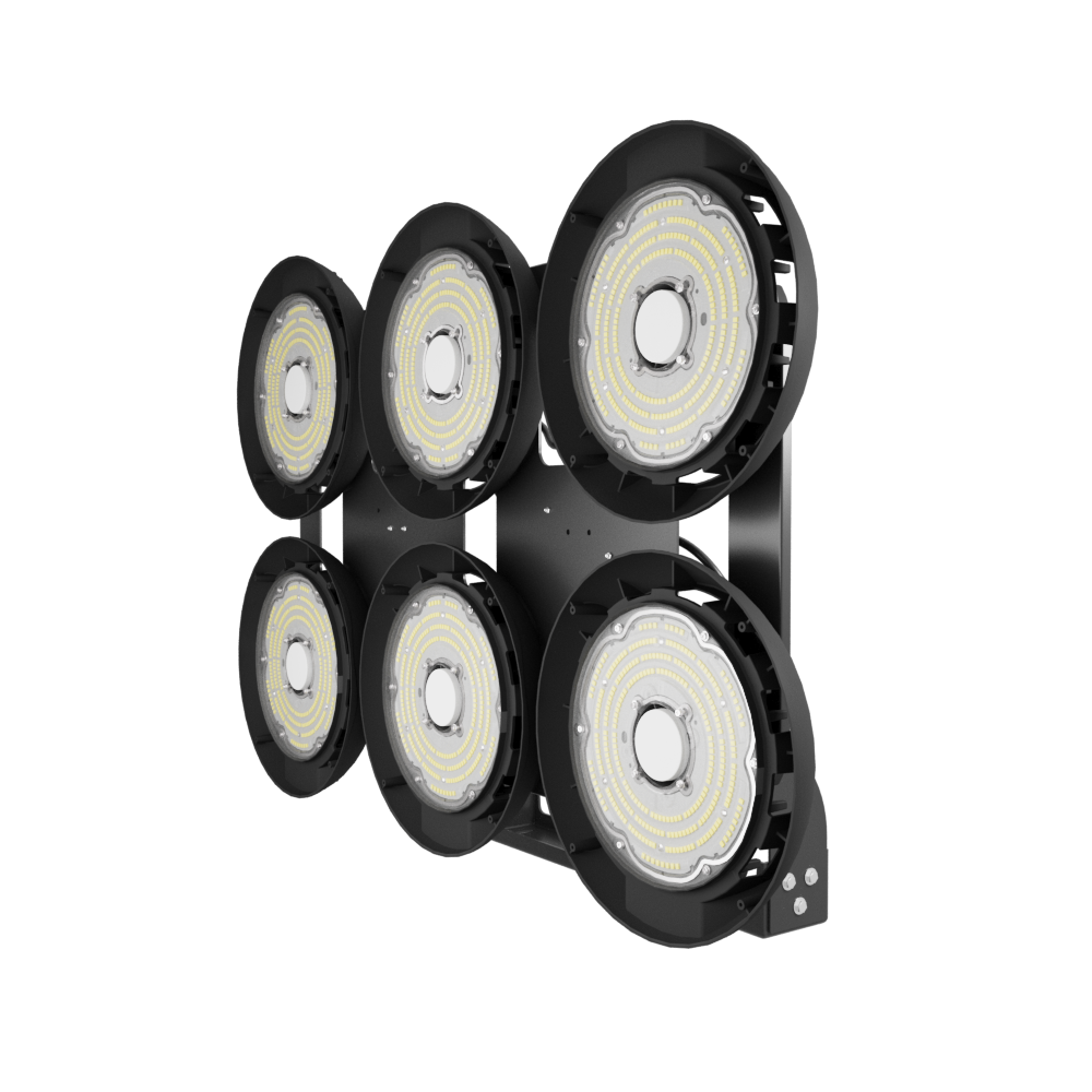 Прожектор LED ТАЙФУН ДО06-1200-002-5К-Л Д90 1200Вт 5000К IP65 Прозрачный 228000лм 260х161мм WOLTA PRO