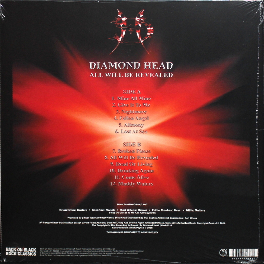 Diamond Head / All Will Be Revealed (Coloured Vinyl)(LP)