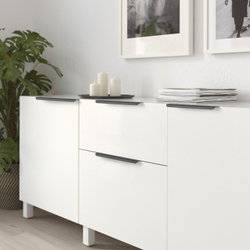 IKEA BILLSBRO  (ИКЕА БИЛЛСБРО)  -  Ручка - антрацит 320 мм