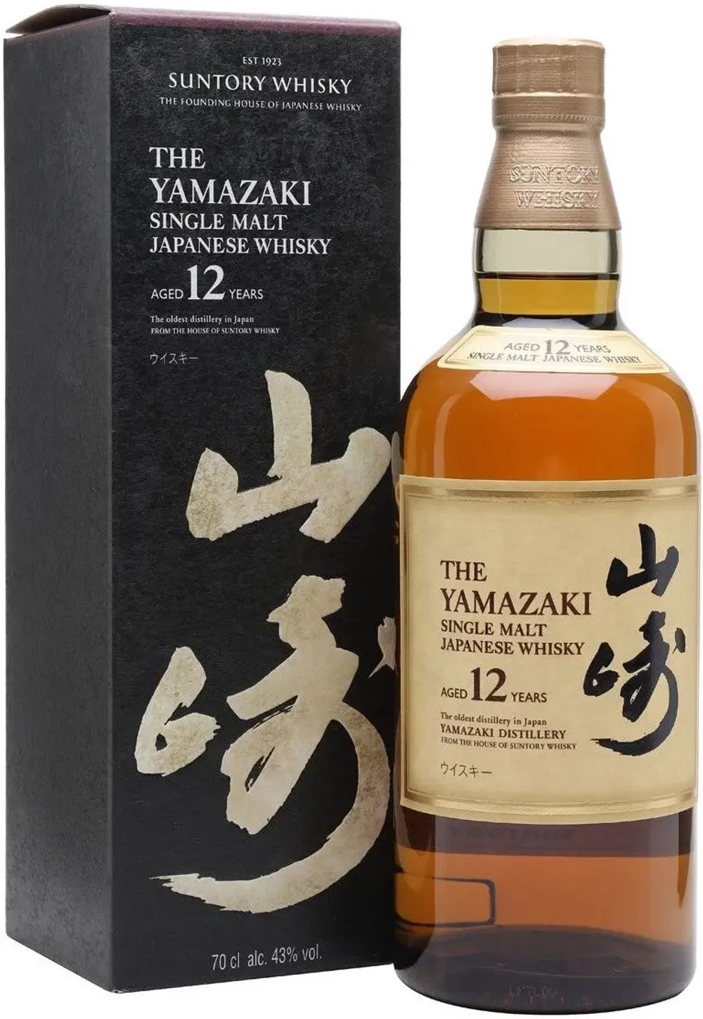 Виски Suntory Yamazaki 12 Y.O. 0,7 л. В подарочной коробке