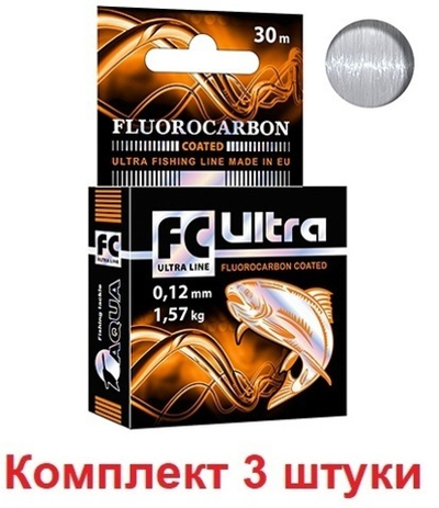 Леска FC ULTRA Fluorocarbon Coated зимняя 0,12 мм 1 шт