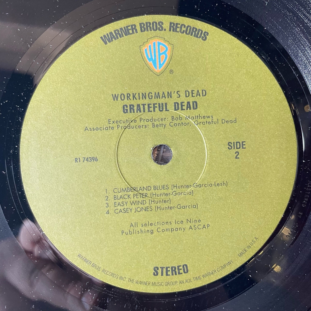 Винтажная виниловая пластинка LP The Grateful Dead Workingman's Dead (США 2003)