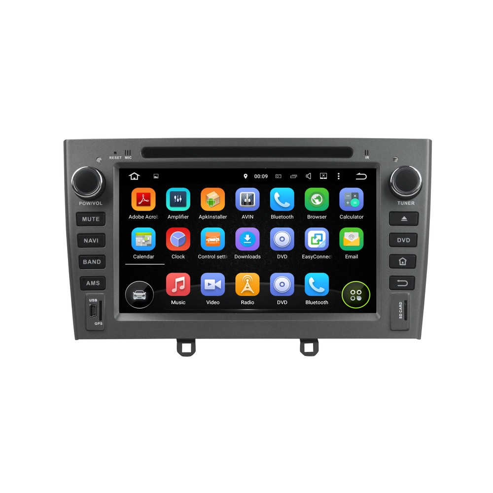 Установочный комплект для PEUGEOT 408 2012+, 308 2008-2014, RCZ 2010-2015 серый  KUBERG KD-7604g-P5