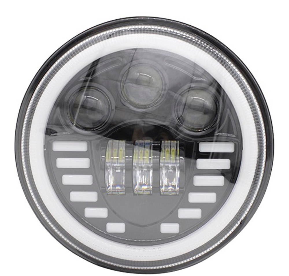 Фара LED 12-24V  7дюймов 2121Нива (Дальний+Ближ+ДХО) 60w пара NTS NV-C73-60W-W-Y