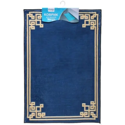 Коврик для ванной 60*90 Босфор синий