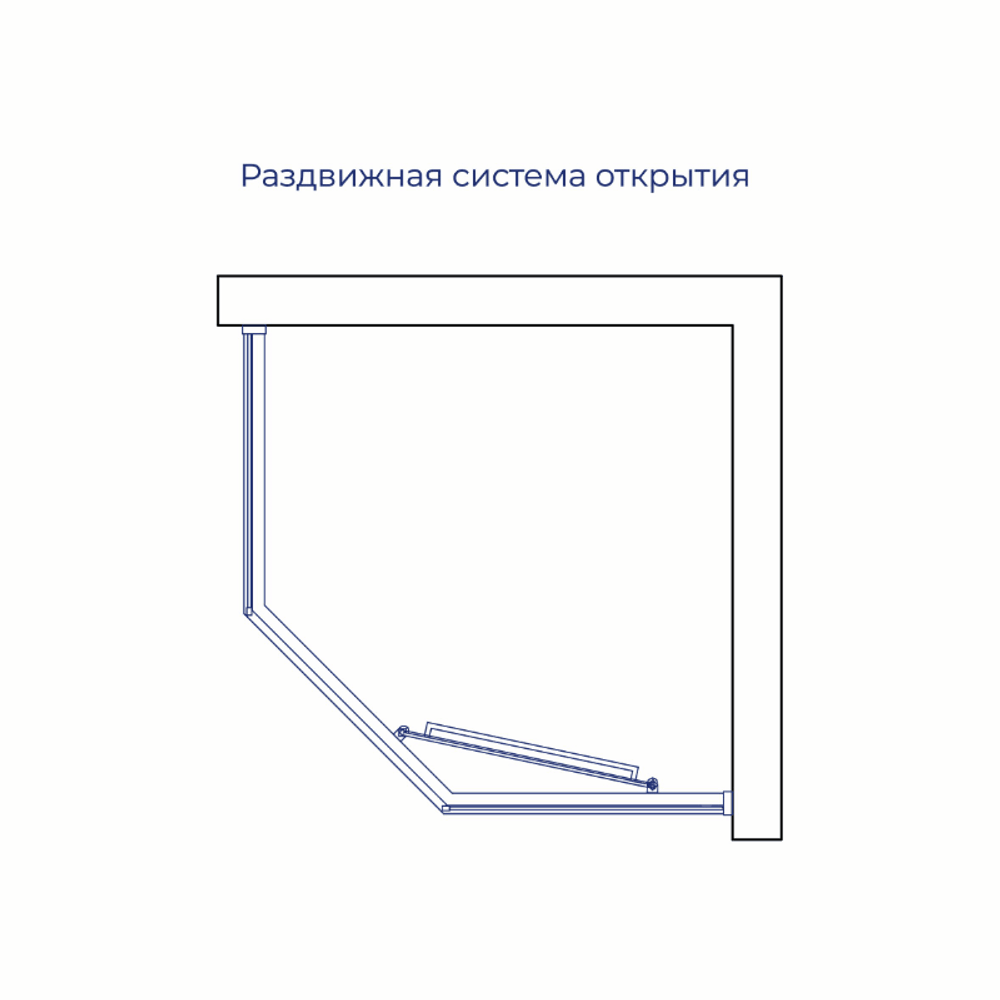 Душевой уголок RGW SV-82Gb "R" (Золотая вуаль, 800x1200)