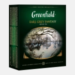 Чай черный Greenfield Earl Grey Fantasy 100пак 200г