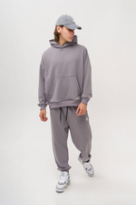 Худи KUL'TURA Oversize "Basic" Ртуть