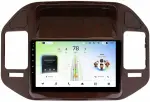 Магнитола для Mitsubishi Pajero 3, Montero 3 1999-2006 (рамка дерево) - Teyes CC4L-DTS монитор 9" IPS, Android 14, Быстрая, Snapdragon 662, CarPlay, 4G SIM-слот
