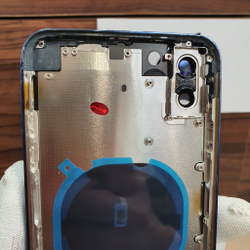 Корпус для iPhone 11 в стиле iPhone 14Pro (цвет: Небесно-голубой)