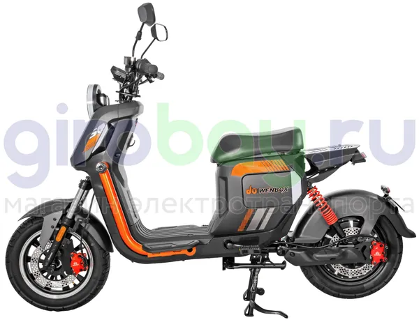 Электроскутер WENBOX U2 1500W (60V/45Ah) - Чёрный фото №4