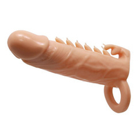Телесная удлиняющая насадка 17см Pretty Love Penis Sleeve Emmitt BI-026246