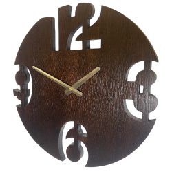 Настенные часы CL-40-1-Numbers-Brown Castita