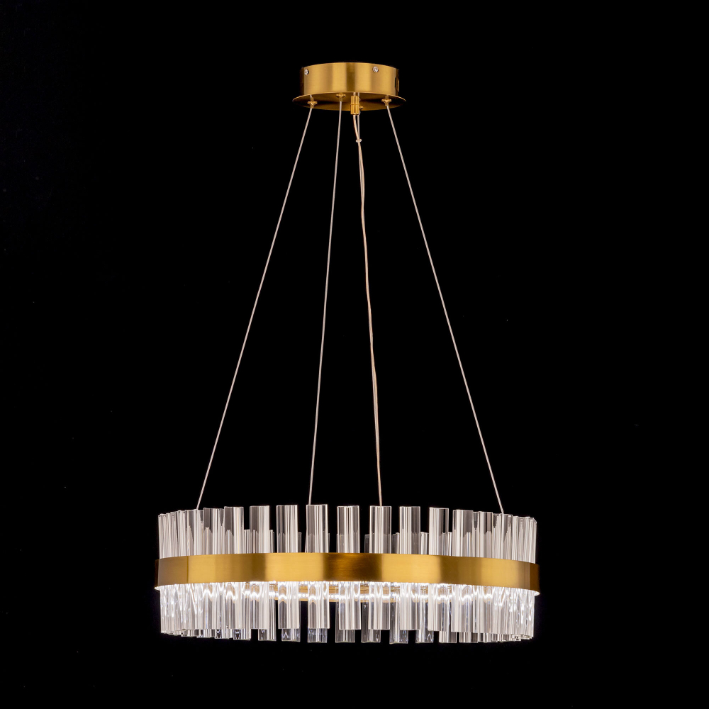 Citilux Рианна CL337053 LED Люстра хрустальная с пультом Бронза