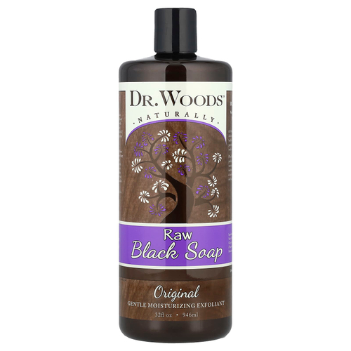 Dr. Woods, натуральное чёрное мыло, классическое, 946 мл