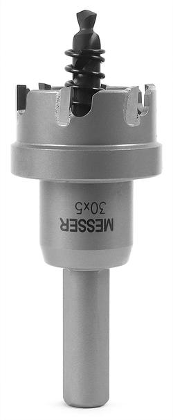 ТСТ коронка MESSER 30X5 с центрирующим сверлом и толкающей пружиной
