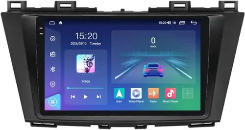 Магнитола для Mazda 5 2010-2015 - Parafar PF164RN2K на Android 13, Быстрая, QLED+2K, CarPlay, 4G SIM-слот