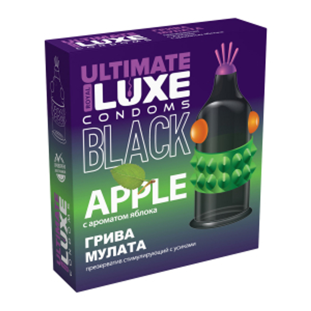Luxe 1 шт. ULTIMATE Презервативы Грива Мулата -- 4708lux