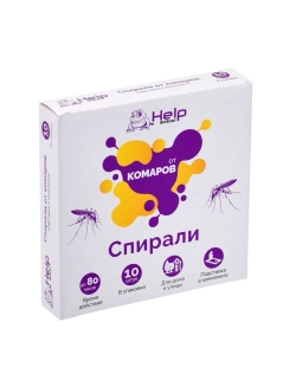 Спирали от комаров HELP, 10 шт 218116---