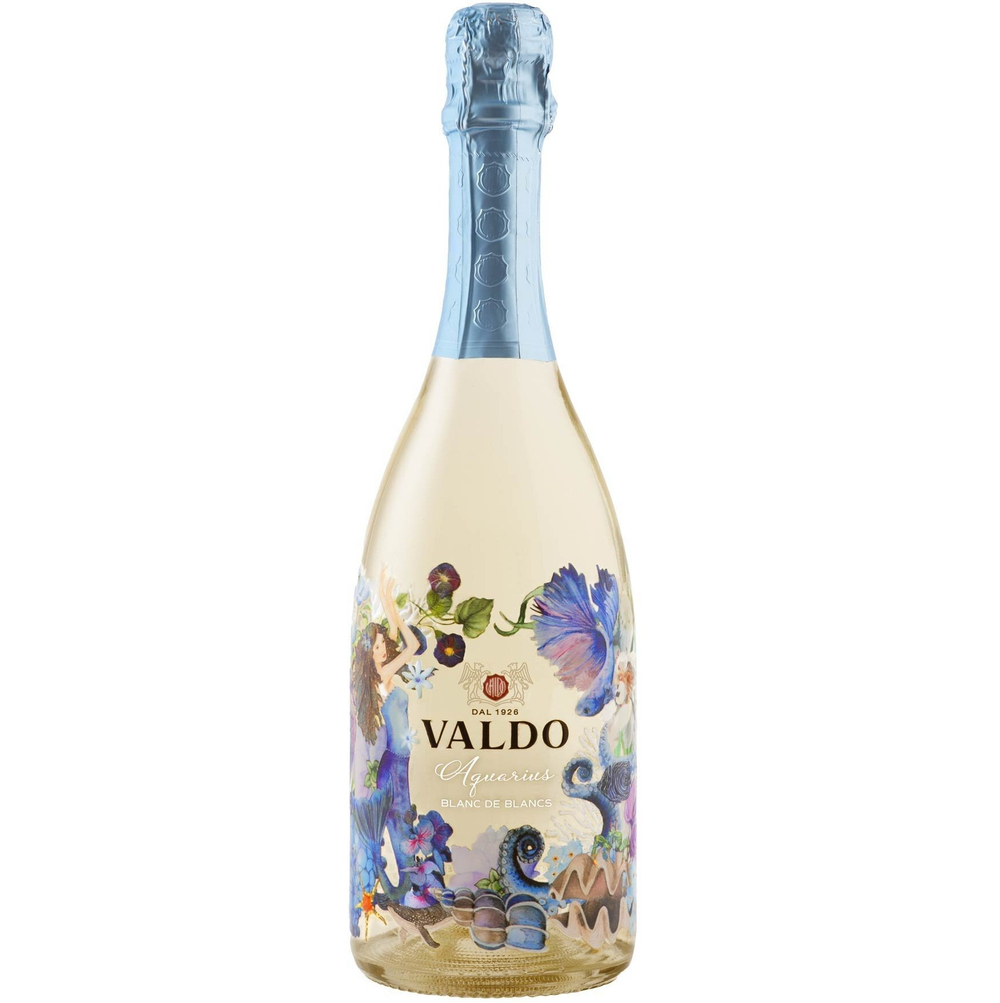 Игристое вино Valdo Aquarius Blanc De Blancs 0,75 л.