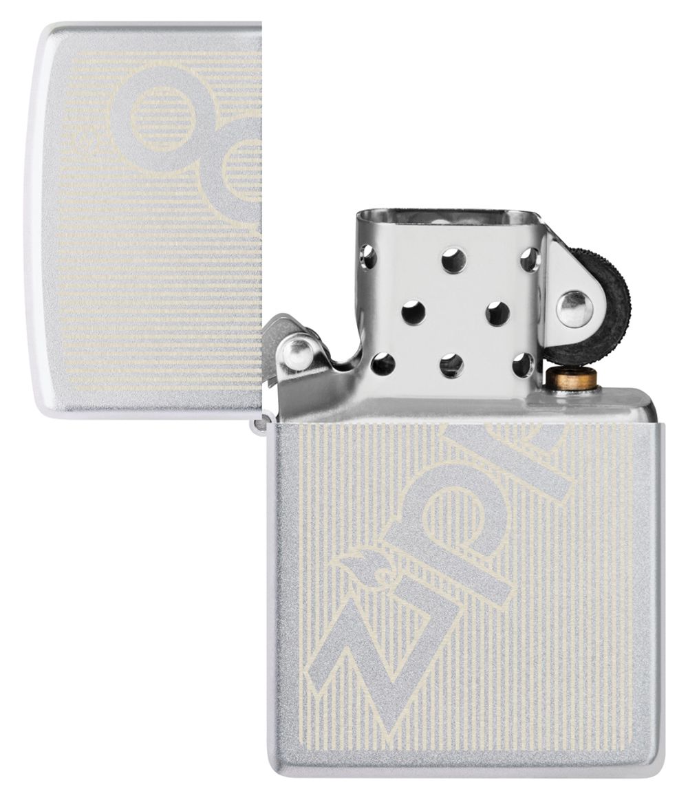 Зажигалка Zippo с покрытием Satin Chrome (29701) 4