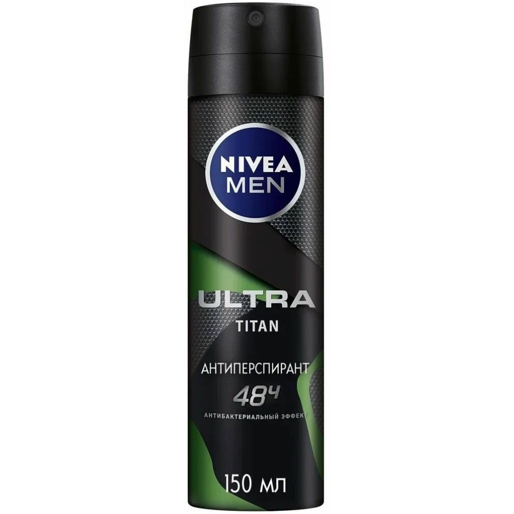 Дезодорант-антиперспирант спрей Nivea Men Ultra Titan 150мл
