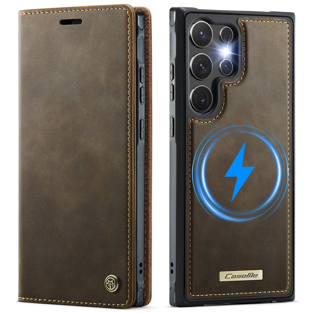 Чехол-кошелек CaseMe 2 in 1 MagSafe Samsung Galaxy S23 Ultra