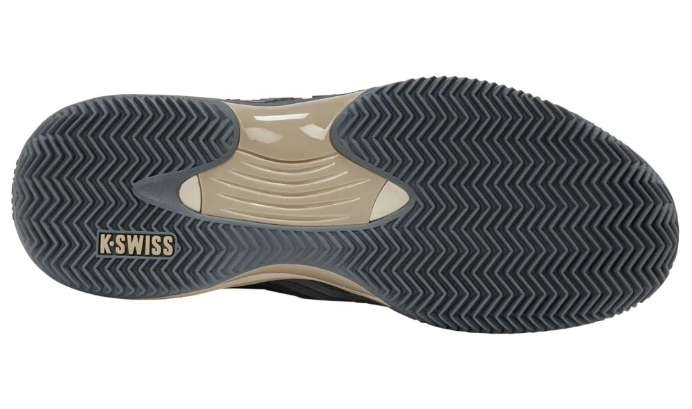Теннисные кроссовки K-Swiss Hypercourt Express 3 Clay - whitecap gray/pale khaki/turbulence