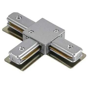 Коннектор Т-образный для однофазного шинопровода 502139 серый Barra Lightstar