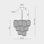 Подвесная люстра MODELUX ML.5660.500 GD