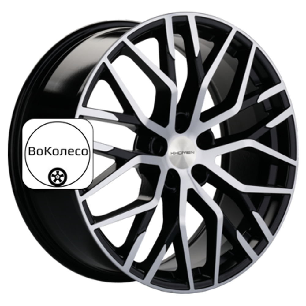 8,5x20/5x114,3 ET35 D60,1 KHW2005 (Lexus RX (new)) Black-FP Khomen Wheels