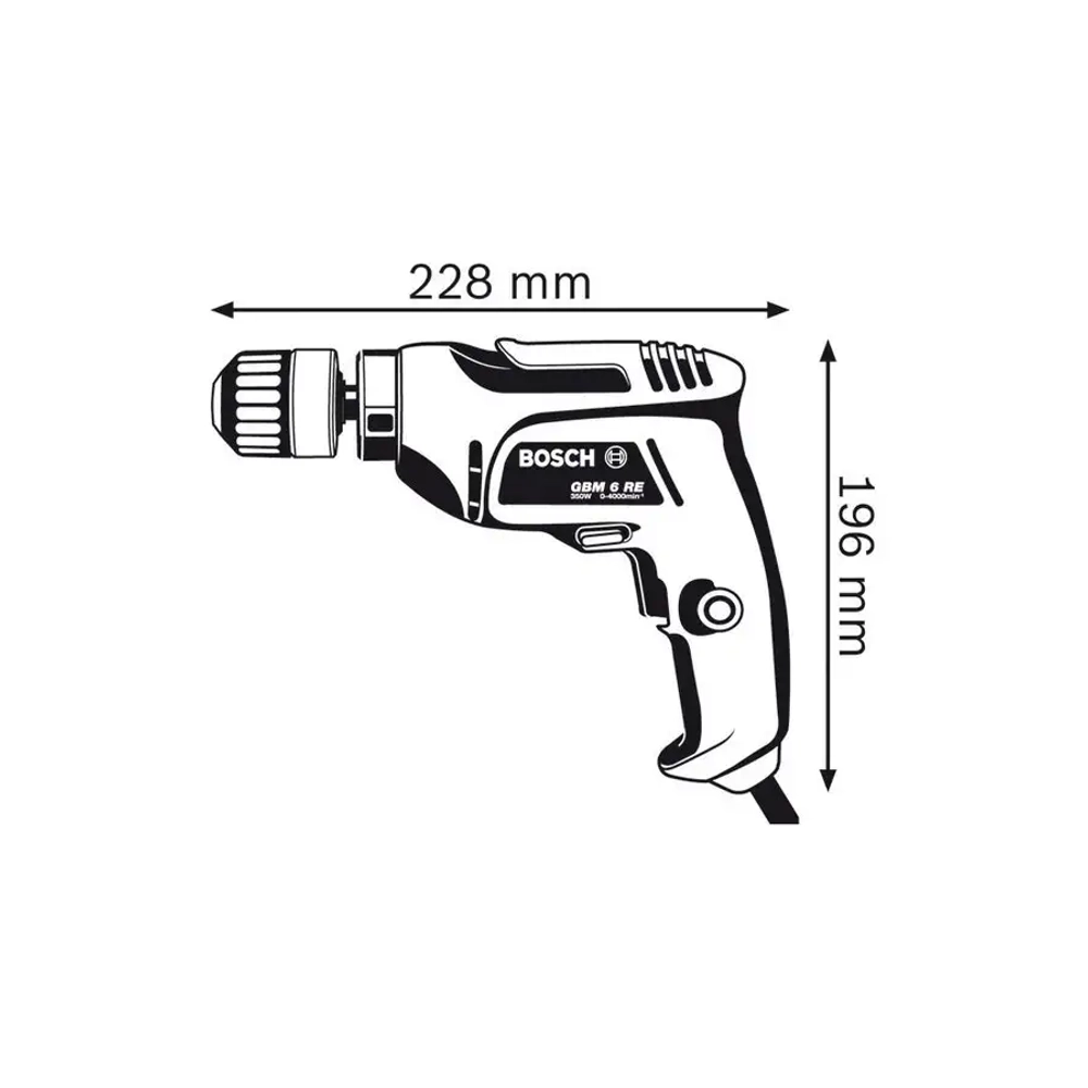 Дрель GBM 6 RE BOSCH 0601472600