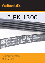 Ремень генератора Continental 5PK1300