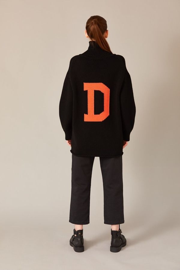 Свитер Orange Z D Intarsia Черный - фото 6